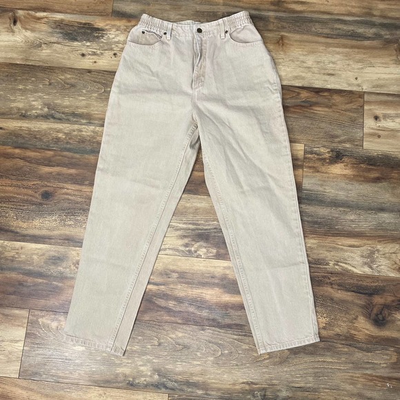 L.L. Bean Jeans Vintage Ll Bean Mom Jeans Khaki Original Fit